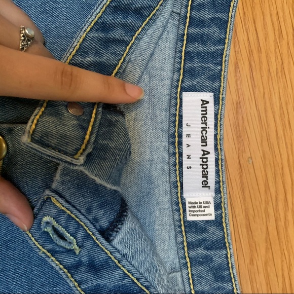 button up denim skirt - Picture 3 of 5